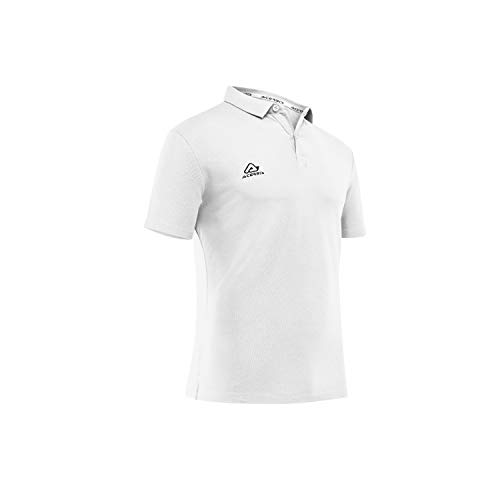 ACERBIS 0910017.030.068 Camisa de Polo, Blanco, XL Hombres