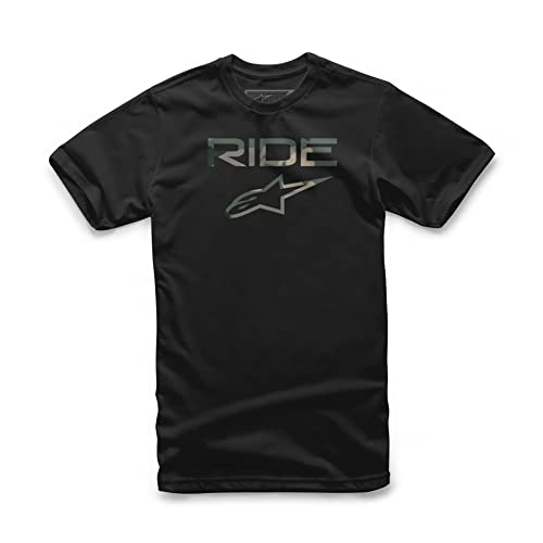 Alpinestars Hombre Ride 2.0 Camo Camiseta Not Applicable, Negro (Black 10), Large