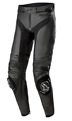 Alpinestar S Missile V3 - Pantalones de piel (talla 54), color negro