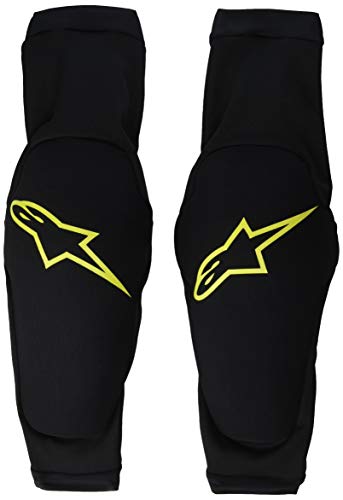 Alpinestars Protector de rodilla Paragon Plus para hombre, color amarillo ácido, talla M