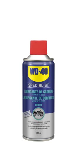 WD-40 34785 Specialist Motorbike - Lubricante de Cadenas Ambiente Seco- Spray 400ml