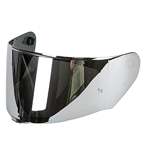 TLYA Vidrio de Casco para FF328 Visor de Casco Adecuado para LS2 FF320 FF353 FF800 Cascos Modelo de Lentes MHR-74 Visera de Casco Accesorios para Cascos de Moto (Color : Mirror Shield)