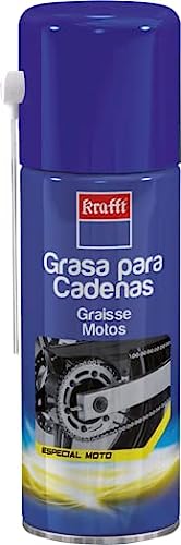 Krafft - Lubricante grasa spray para motos 520ml