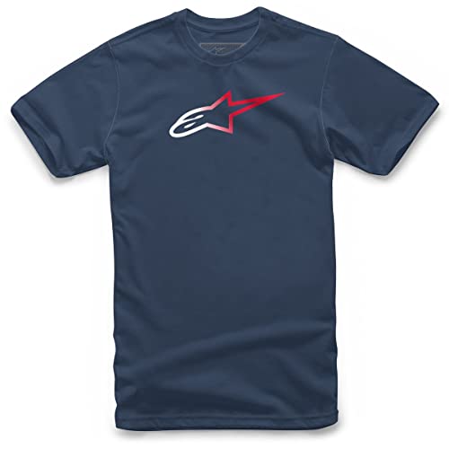 Alpinestars Camiseta de Hombre Ageless Fade T Navy