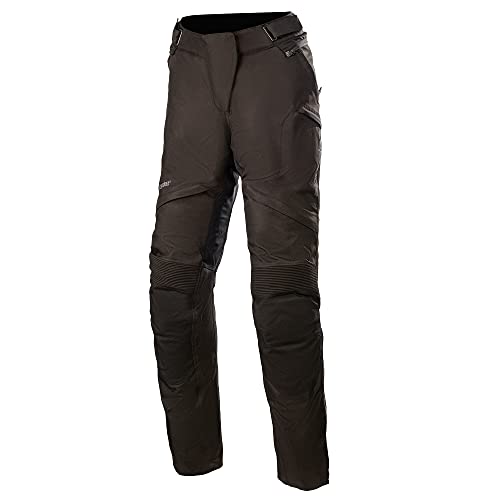 Alpinestars Stella Gravity Drystar Pantalones textiles para motocicletas para damas (Black/Black,L)