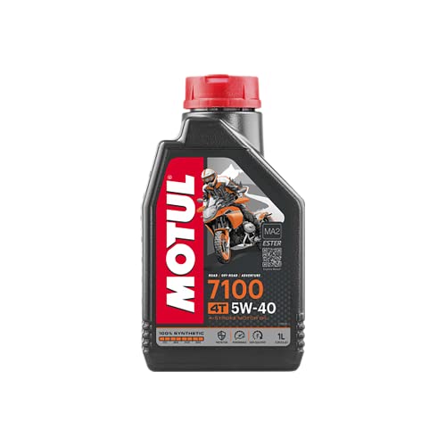 Motul Aceite para moto 7100 5W-40, 100% sintético, 4 tiempos, 1 litro – 104086 (2)