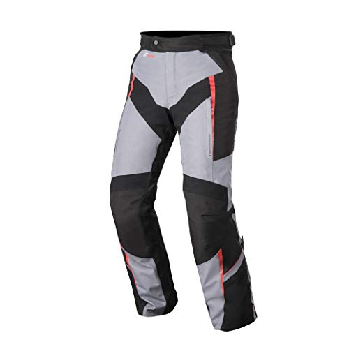 Alpinestars pantalón Yokohama Drystar Motociclismo, color gris/negro/rojo, talla L