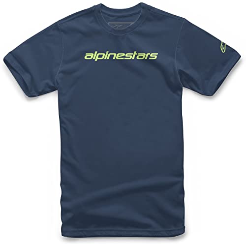 Alpinestars Linear Wordmark - Camiseta de Manga Corta (Talla L)