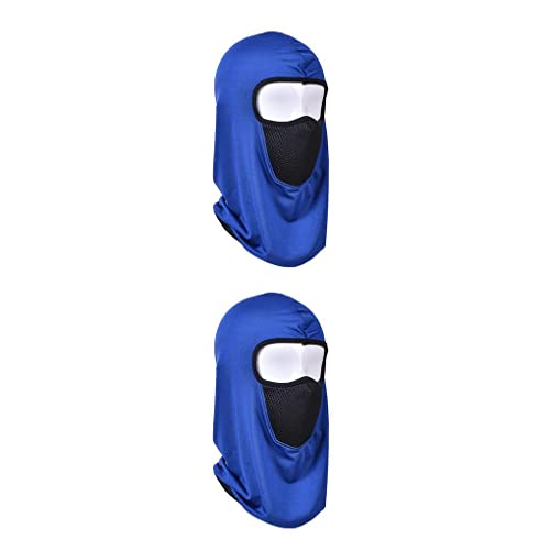 tieedhfu 2 Set di Regalos para Hombres Accesorios para Motocicletas Cubierta Facial Montar a Prueba de Niebla Azul
