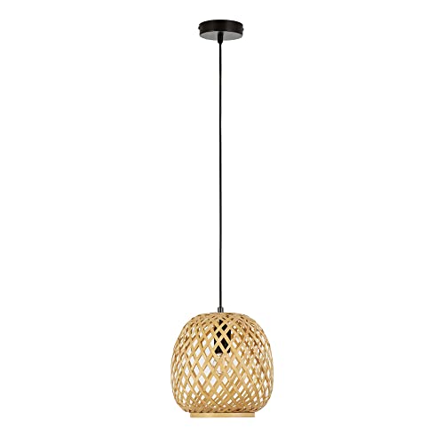 HOMN LIVING Lámpara de techo Azumi de Bambú, diametro 22 cm