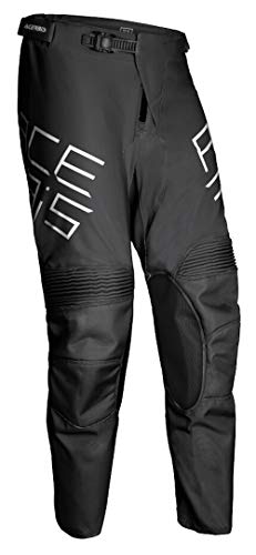 ACERBIS 0024130.090.028 MX Track-Pantalón de Motocross Negro 28, Unisex-Adult, 30