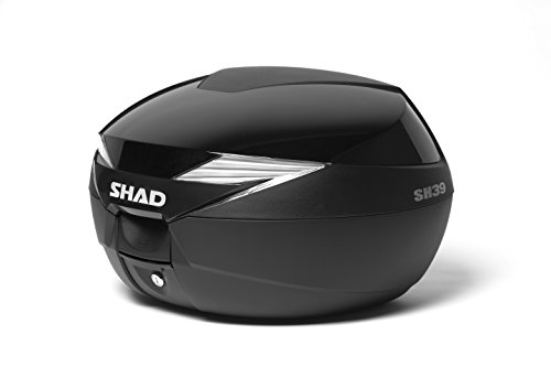 SHAD D1B39E21 SH39 Accesorio maleta motocicleta, Color Negro Metálico
