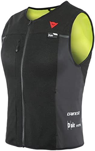Dainese Smart D-Air® V2 Airbag Chaleco de señoras (Black/Yellow,L)