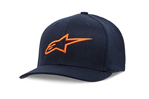 Alpinestars Ageless Curva Hat Gorra de béisbol, Marino/Naranja, L-XL para Hombre