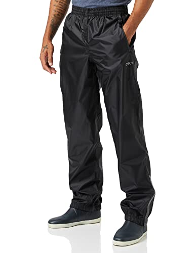 CMP Regenhose - Pantalones de lluvia para hombre, color negro, talla L