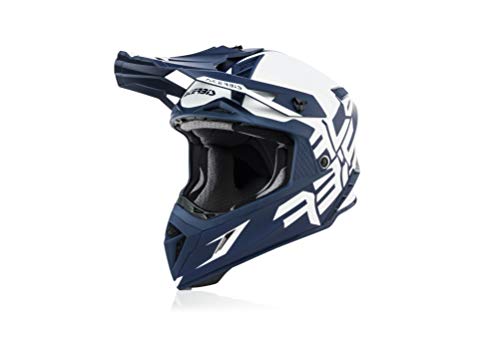 ACERBIS casco X-Pro Banda de color blanco/Azul XL
