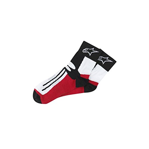 Alpinestars Racing Road - Calcetines cortos negro/rojo S/M