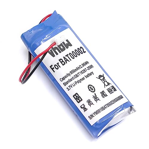 vhbw Batería Compatible con Schuberth C3 Auriculares inalámbricos, Cascos (800 mAh, 3,7 V, Li-Poli)