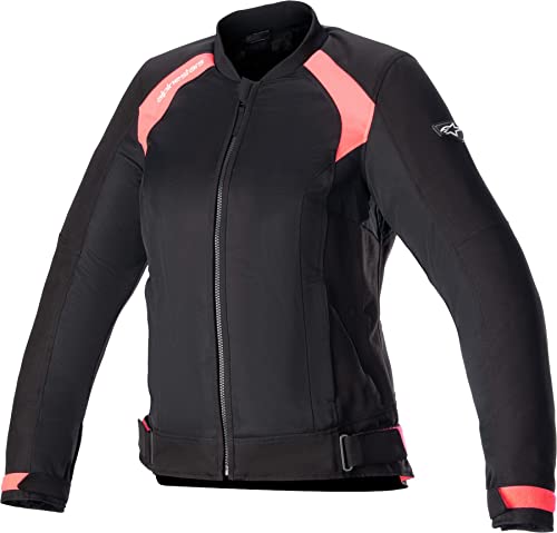 Alpinestars Eloise V2 Air Chaqueta Textil para Motocicletas para Damas (Black/Pink,XXL)