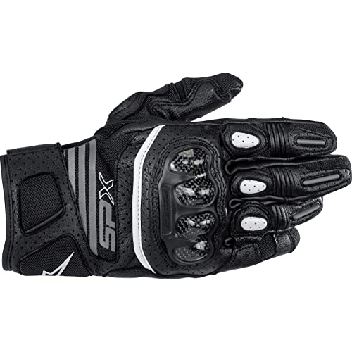 Alpinestars Stella SP X Air Carbon V2 Gloves Black Antracita, Negro/Blanco, XS
