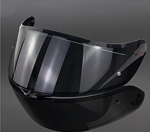XICION Motorcycle Racing Helmet Visor Cascos de cara completa Cascos Ajustar AGV K1 K3 SV K5 Gafas de casco (Color: Negro)