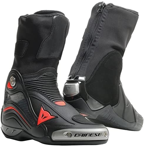 Dainese Axial D1 Air Botas de Moto (Black/Red,42)