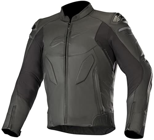 Alpinestars Chaqueta moto Caliber Leather Jacket Negro, Negro, 50