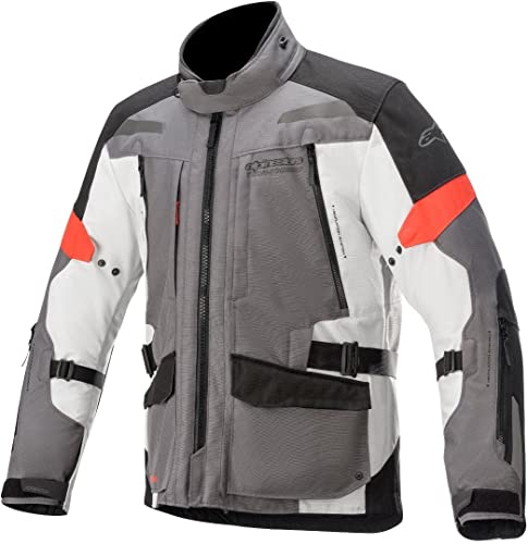 Alpinestars Valparaiso V3 Drystar Chaqueta Textil para Motocicletas (Grey/Black/White,L)
