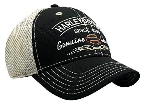 Harley-Davidson Men's Embroidered Cap. BCD16212, Black