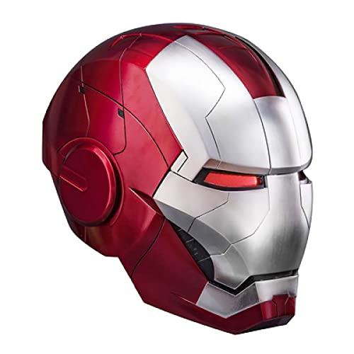 Casco de Iron Man 1:1 con control de voz, apertura y cierre eléctrico para niños, adultos, fiesta de Halloween, bailes de máscaras, fanáticos de Iron Man