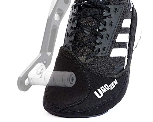 Ugozen - Protector Zapato Moto, Accesorios Protector Zapato y Botas Moto Hombre , Protector Cambio Marchas Moto Antideslizante Negro