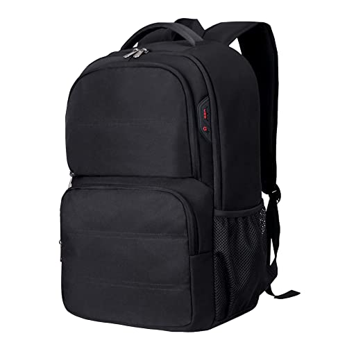 ABclown Mochila para portátil de 17.3 pulgadas, mochila de viaje de negocios con puerto de carga USB, mochila para portátil resistente al agua, mochila antirrobo para hombres y mujeres. (17.3 inch)
