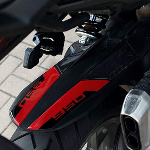Resin Bike Adhesivos de Moto Compatibles con Ducati Multistrada 950 2018 2020. Protecciones Guardabarros de Choques y Arañazos de Moto. Adhesivos 3D Resinados - Made en Italy