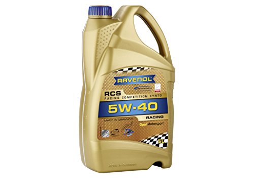 Aceite de motor RAVENOL RCS Racing Competition Synto SAE 5W-40, 5 litros