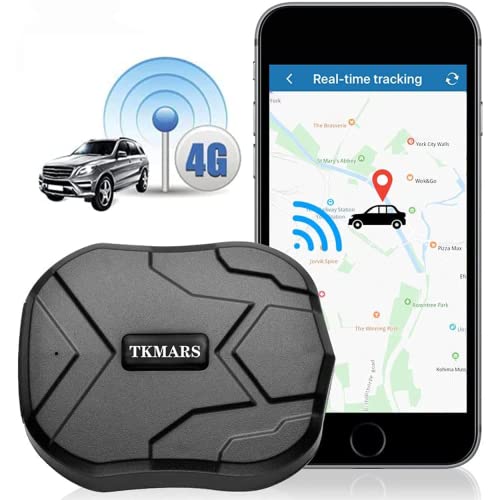 TK905 4G Localizador GPS para Coche Sin Subscripción Rastreador GPS con Múltiple Alarma 5000mAH Batería 90 Dias Larga Duración Magnético Antirrobo GPS Tracker para Vehículos Moto Barco