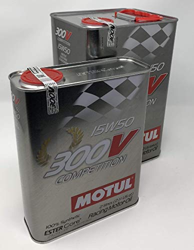 MOTUL Aceite Motor Racing 103920 300V Competición 15W-50, Pack 7 litross