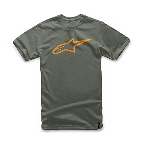 Alpinestars, Ageless Classic, Camiseta De Manga Corta, Militar De Naranja, M, Hombre