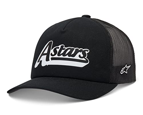 Alpinestars Delivery Trucker Hat Gorra de béisbol, Negro/Negro, Talla única Hombres