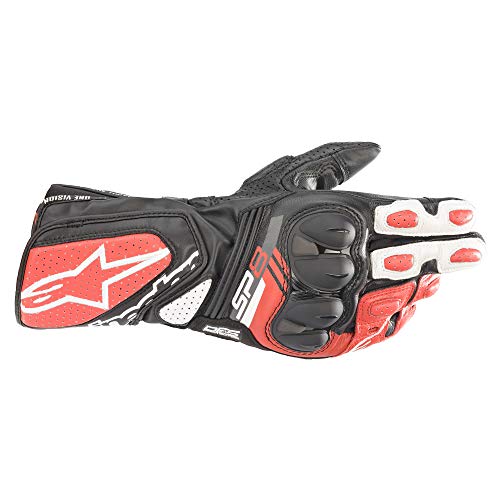 Alpinestars Gloves SP-8 V3 Black/White/Bright Red S
