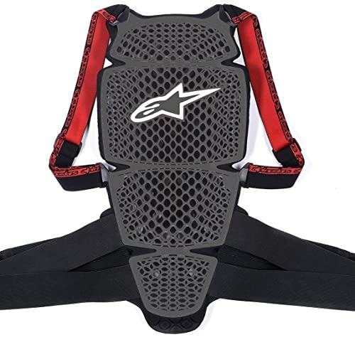 Alpinestars KR-Cell Protector de Espalda de Motocicleta (S), Gris, Negro, Rojo, S/L para Hombre