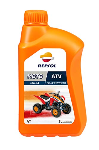 REPSOL Moto Atv 4T 10W-40 Aceite De Motor Para Moto, 1L