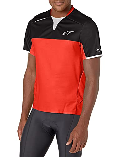 Alpinestars Punto Fluido Camisa, Negro Y Rojo, S Unisex