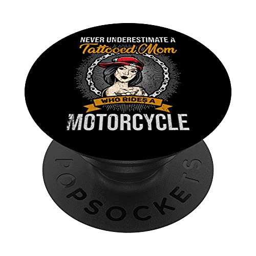 Día De La Madre Motera Biker Moto Motociclista Motocicleta PopSockets PopGrip Intercambiable