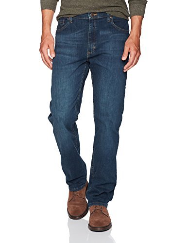 Wrangler Authentics Mens Big & Tall Classic Regular-Fit Jean Jeans, Twilight Flex, 46W x 34L para Hombre