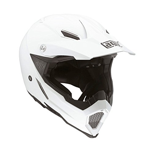 AGV Helmets Casco integral 8 E2205 Solid EVO, color Blanco, talla XXL
