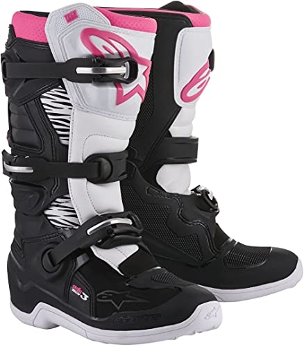 Alpinestars Stella Tech 3 - Botas de motocross para mujer (talla 38), color negro