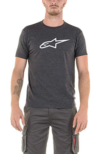 Alpinestars Ageless II - Camiseta Informal para Hombre, Not Applicable, Ageless II tee, Hombre, Color Carbón Jaspeado/Gris, tamaño Small
