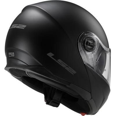 LS2, casco modular de moto, Strobe, negro mate, XL