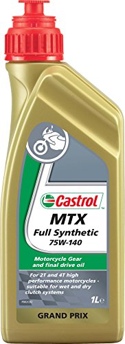 Castrol MTX SAE 75W-140 54098 - Aceite de Caja de Cambios, 54098 sintético MTX SAE 75 W-140, 1 litro