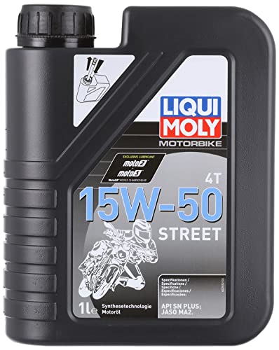 Liqui Moly 2555 - Aceite de motor, 4T, 15W-50, Cell, Booklet, 1 l